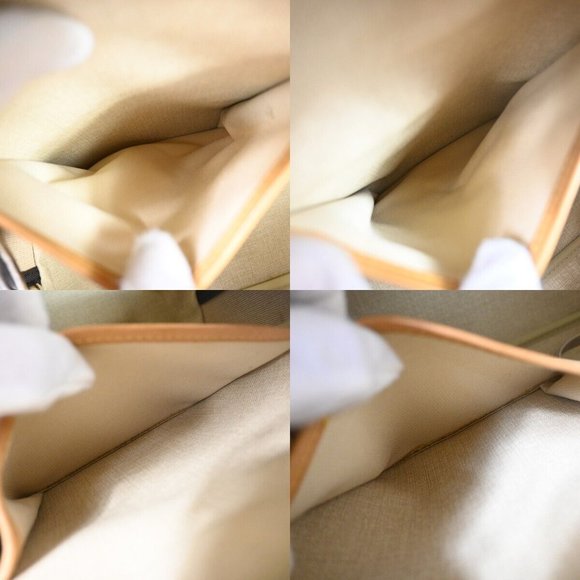 LOUIS VUITTON LV Logo Deauville Hand Bag Monogram Leather Brown M47270 86GA444 - Picture 13 of 16